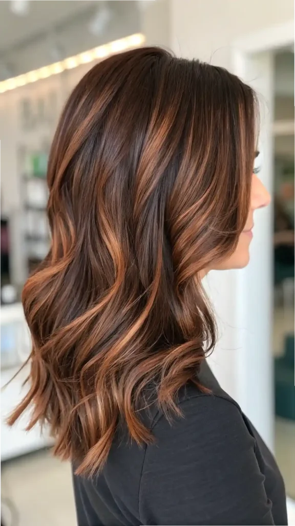 dark cowboy copper hair with highlights (1)