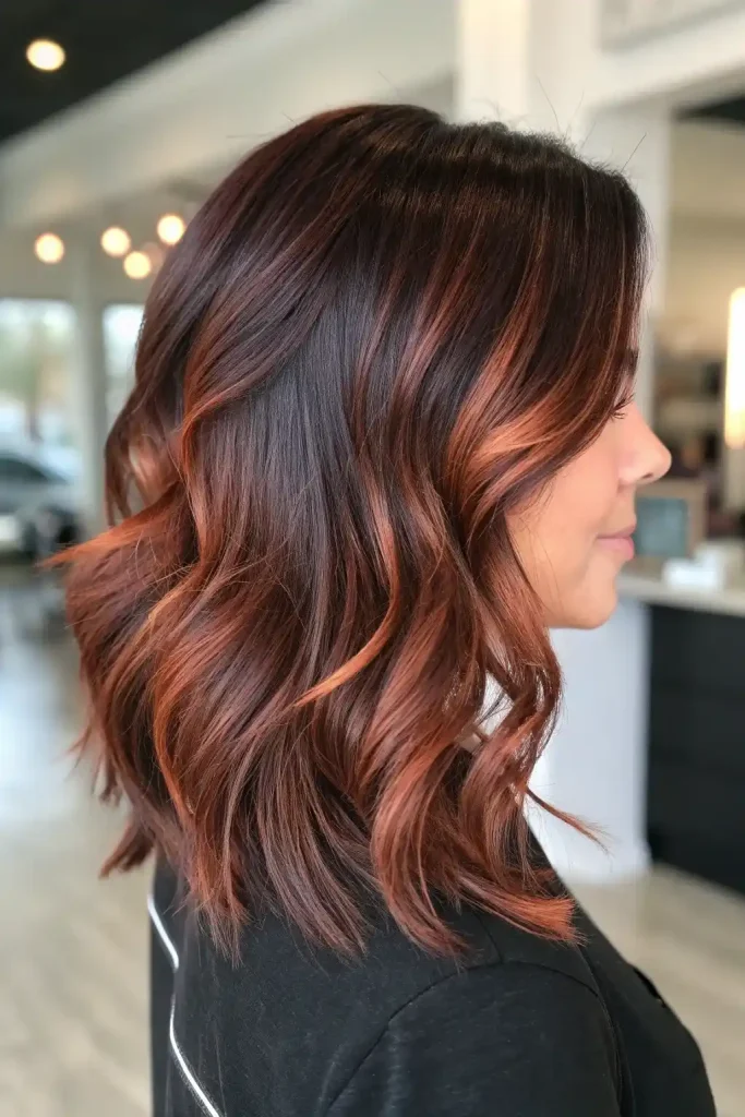 dark cowboy copper hair with highlights (5)