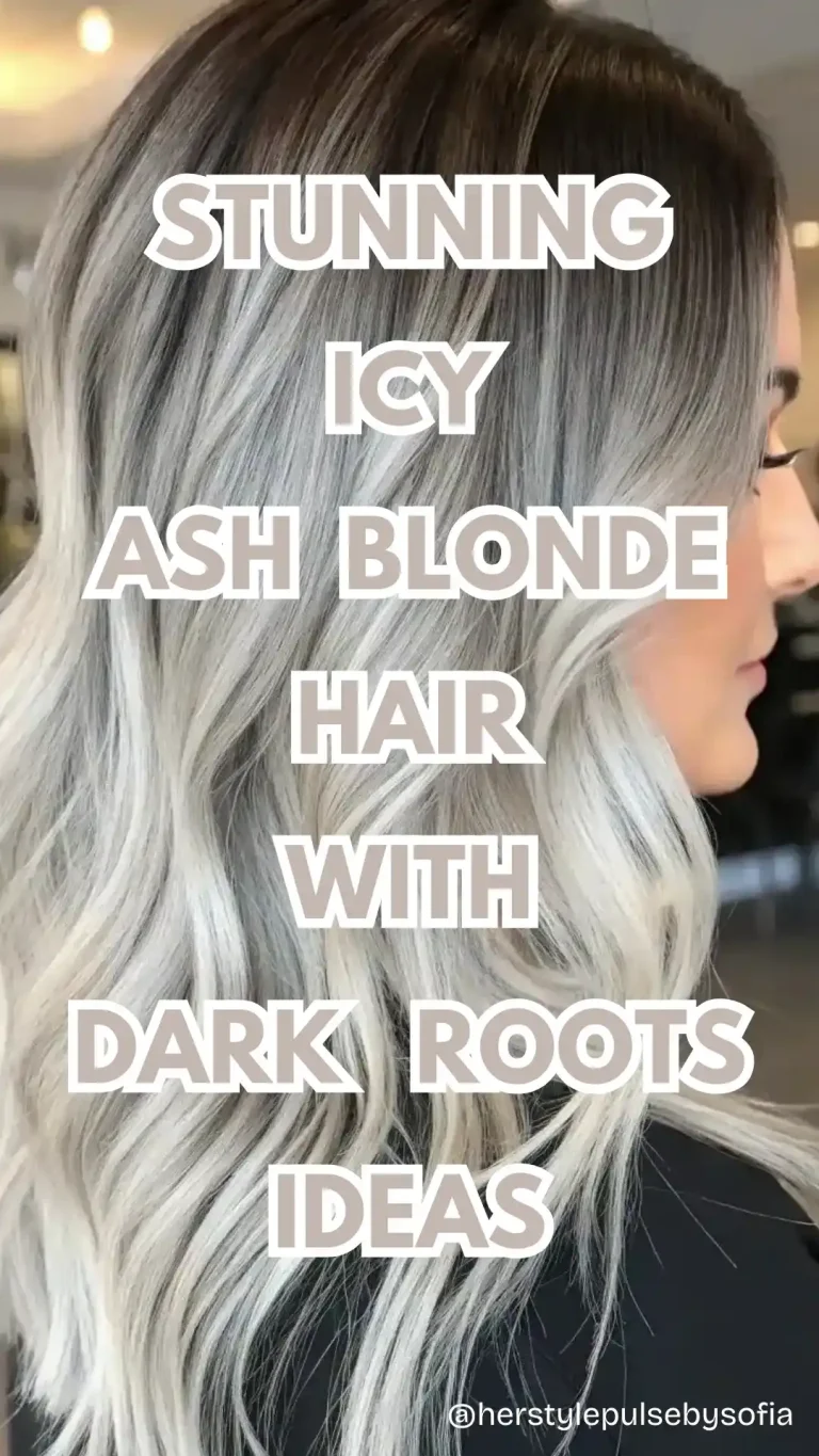 icy ash blonde hair with dark roots ideas