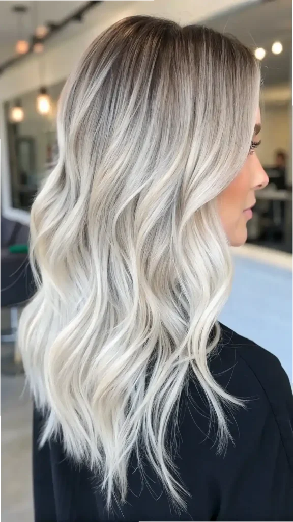 smokey ash blonde hair balayage (1)