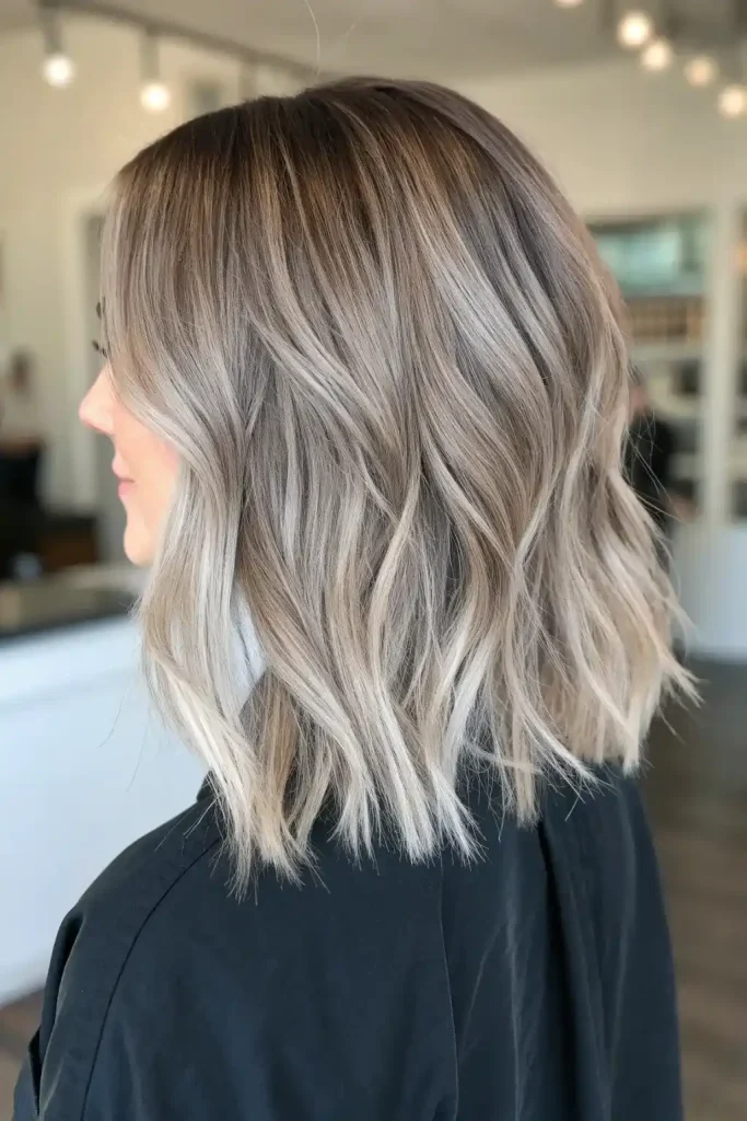 smokey ash blonde hair balayage (2)