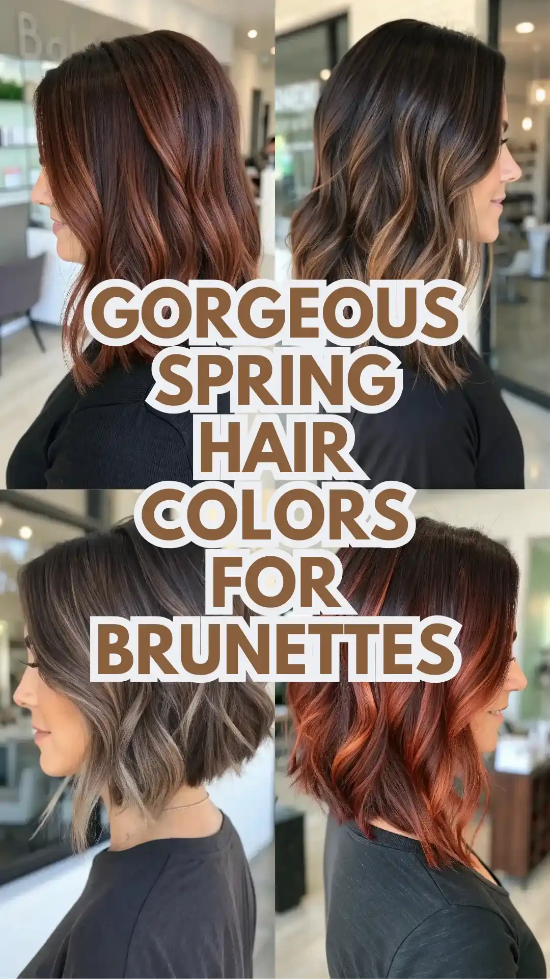 spring hair colors for brunettes