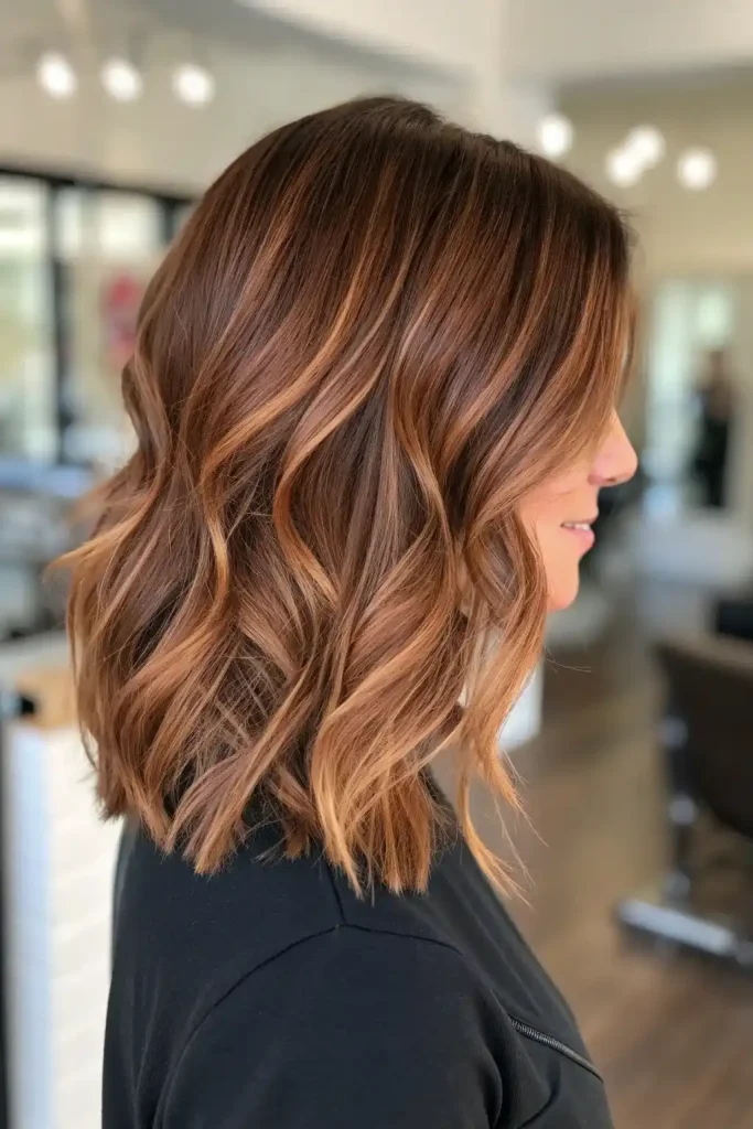Brown hair with auburn balayage (11)