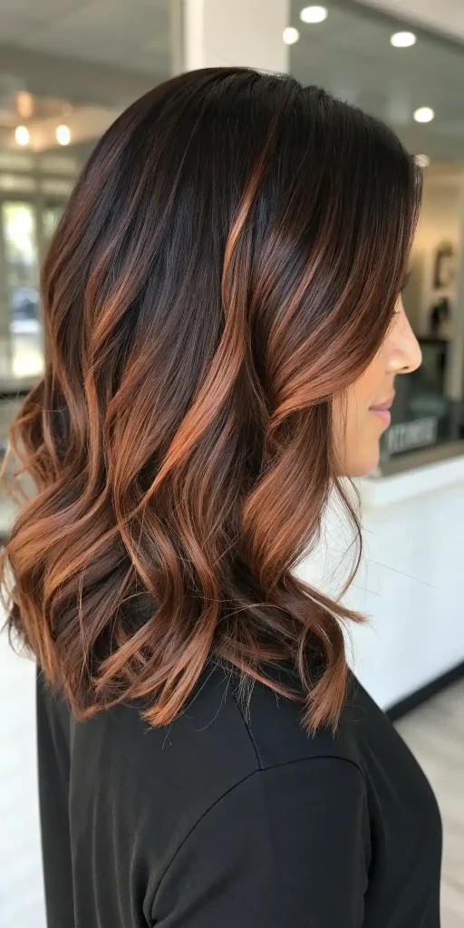 Brown hair with auburn balayage (12)