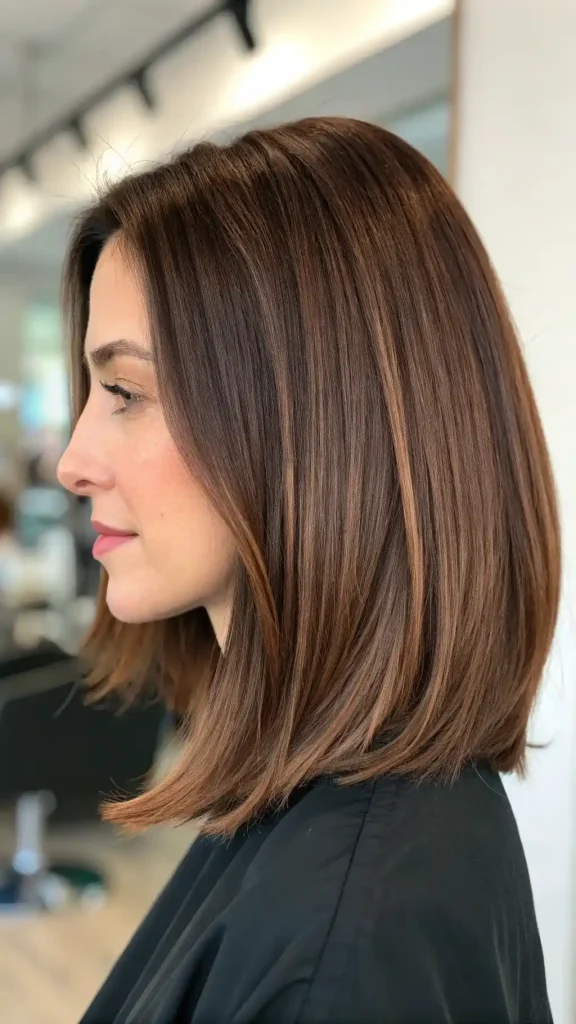 Brown hair with auburn balayage (9)