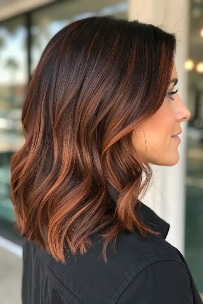 Brunette Auburn Balayage (5)