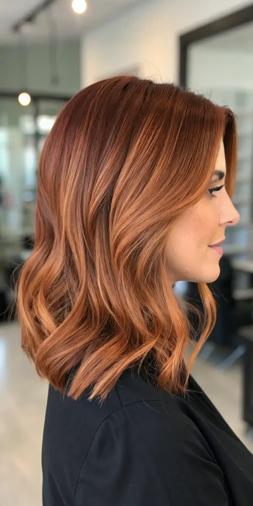 Brunette Auburn Balayage (6)
