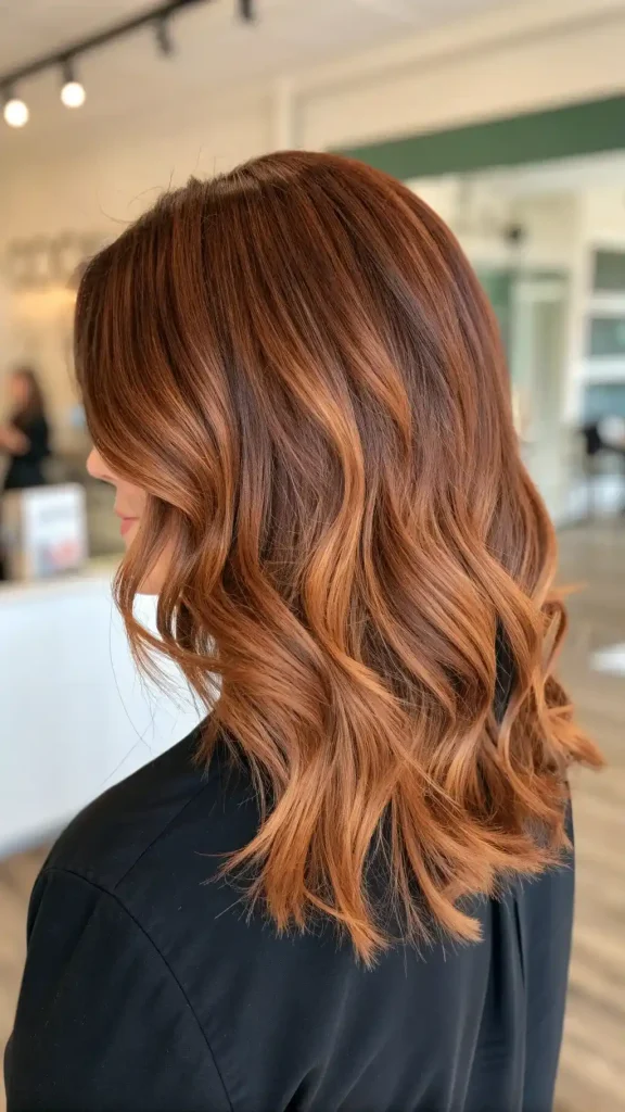 Brunette Auburn Balayage (7)