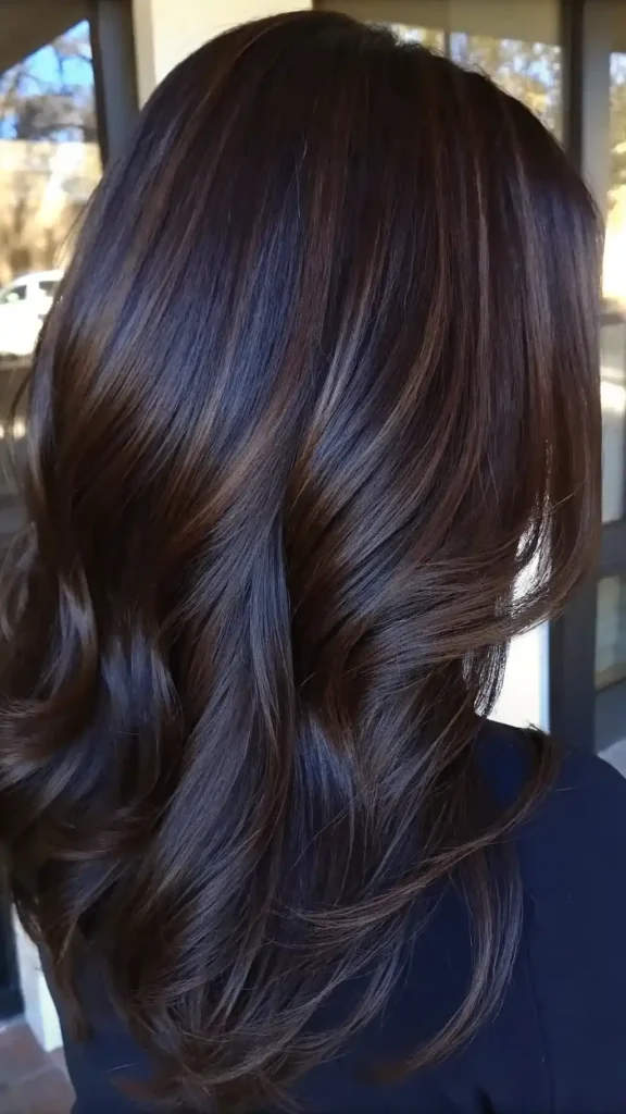 Chocolate brown balayage (2)