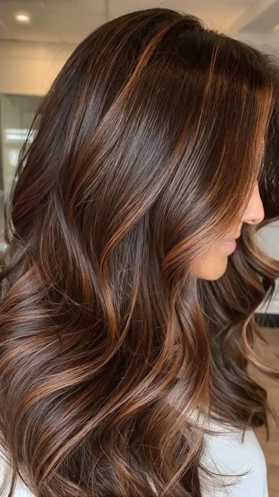 Copper Hair Highlight on Brown Hair (1)