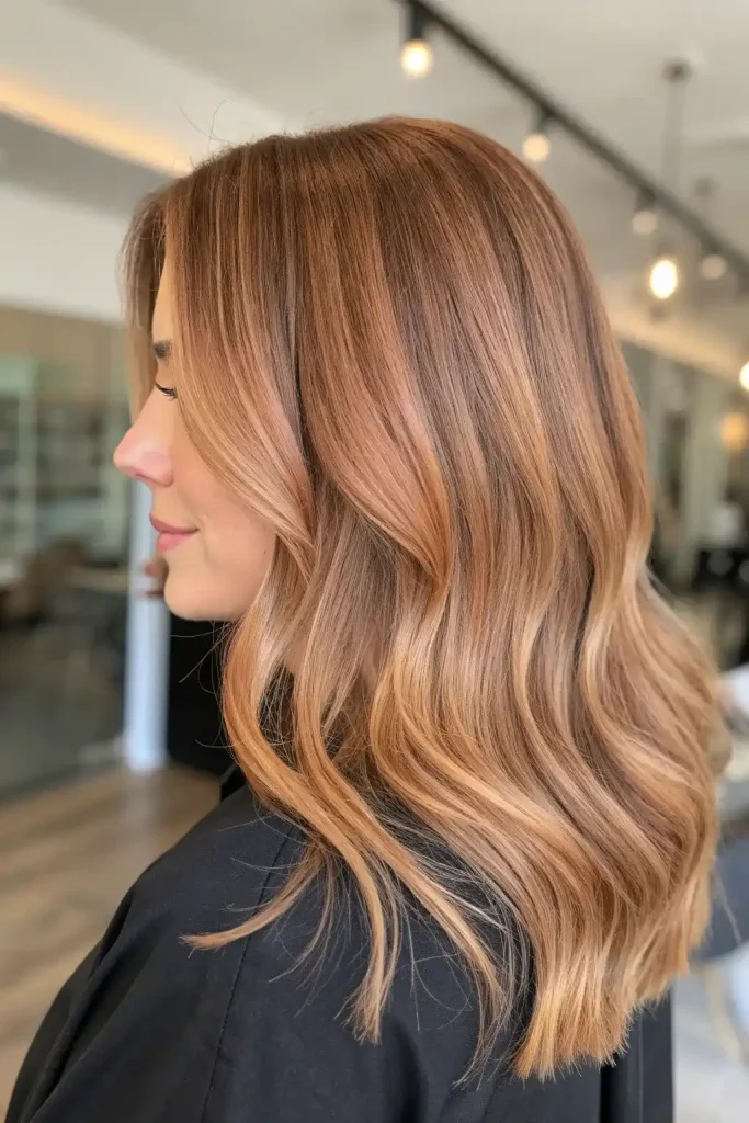 Copper Hair Highlight on Brown Hair (11)