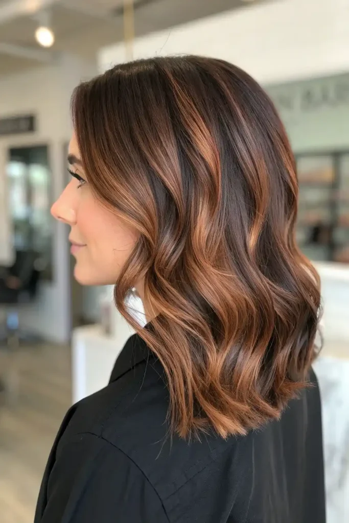 Copper Hair Highlight on Brown Hair (4)