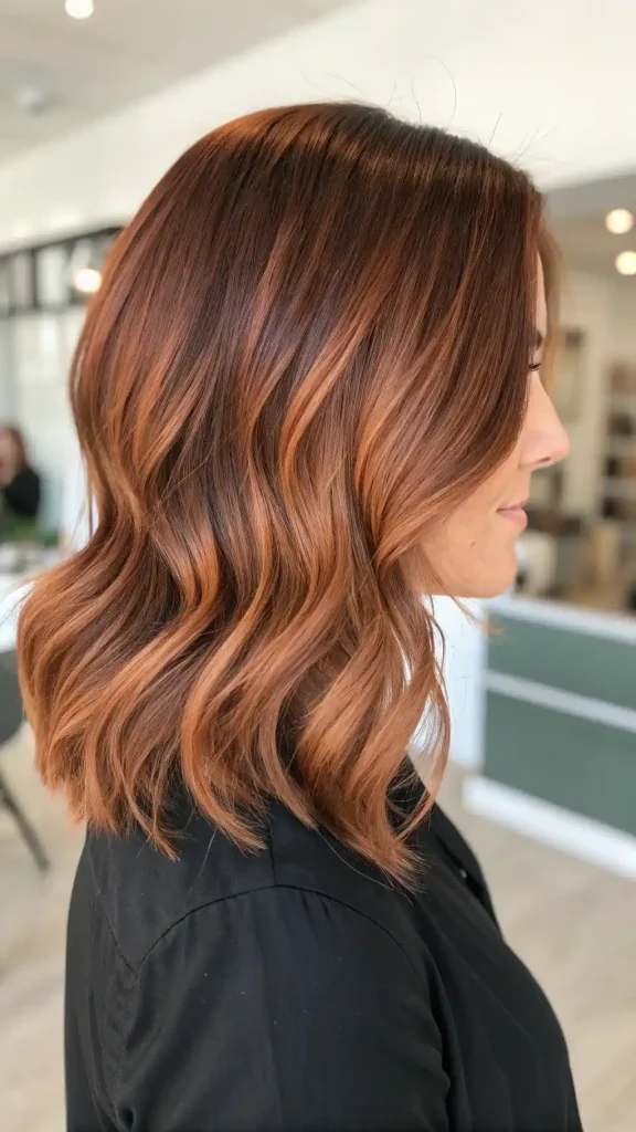 Copper Hair Highlight on Brown Hair (6)