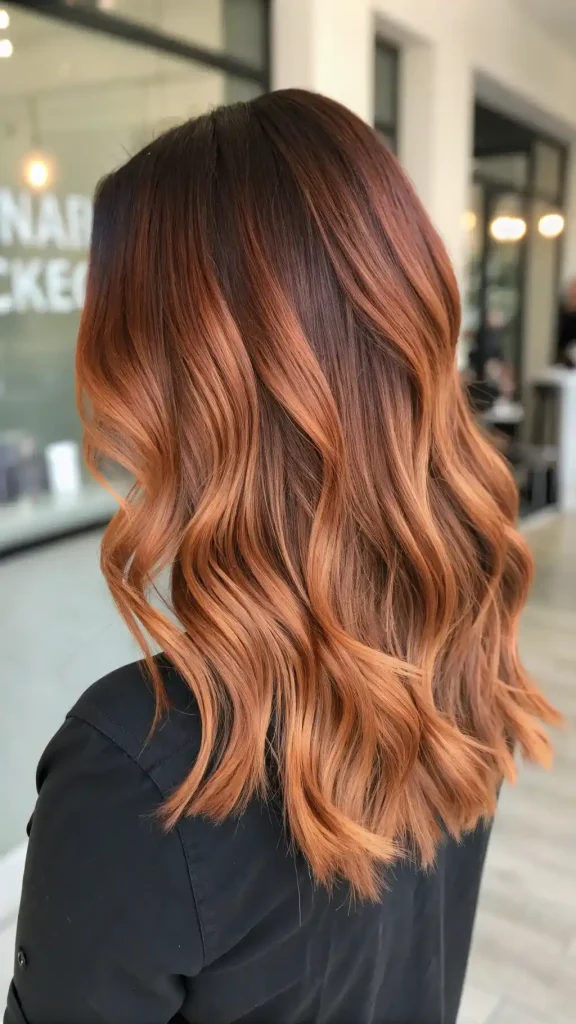 Copper Hair Highlight on Brown Hair (9)