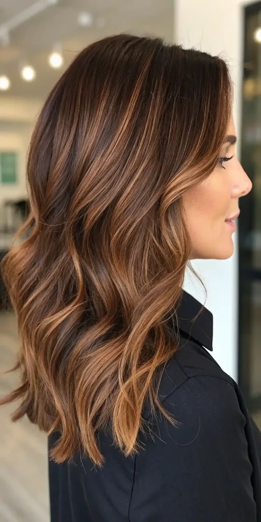 Dark Brown Hair With Auburn Highlights (10)