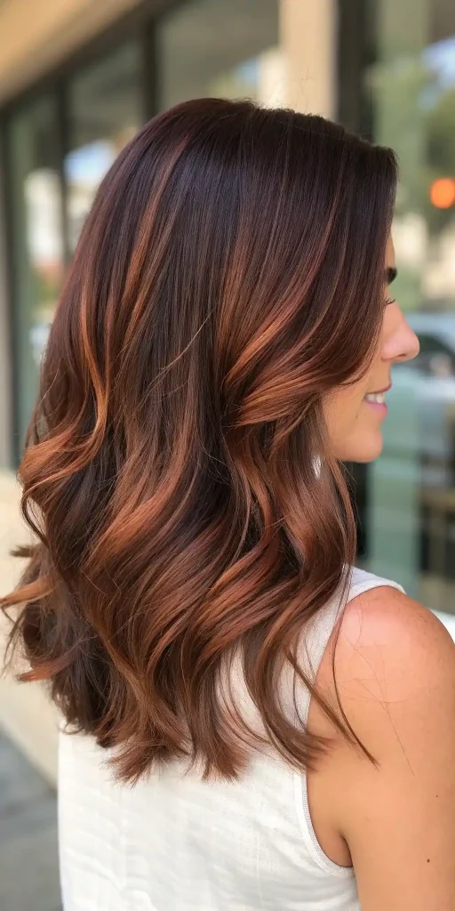 Dark Brown Hair With Auburn Highlights (12)