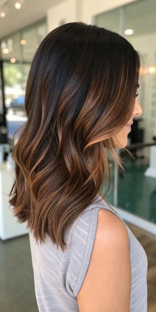 Dark Brown Hair With Auburn Highlights (5)