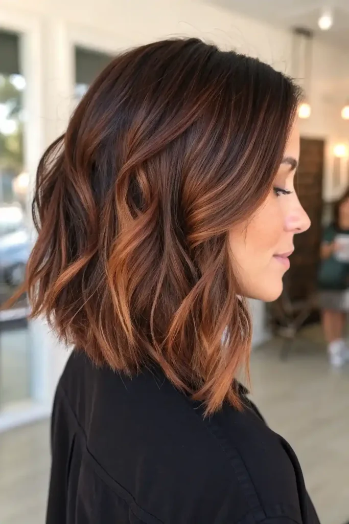 Dark Brown Hair With Auburn Highlights (7)