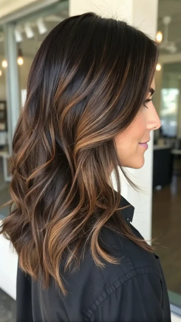 Dark Brown Hair With Dimension (3)