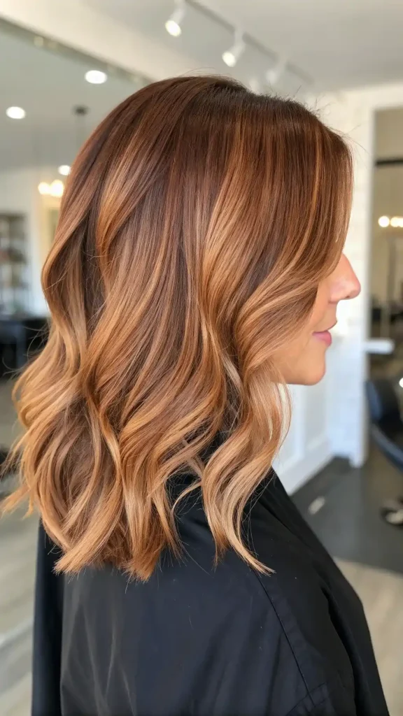 Light Brown Copper Hair Balayage (4)