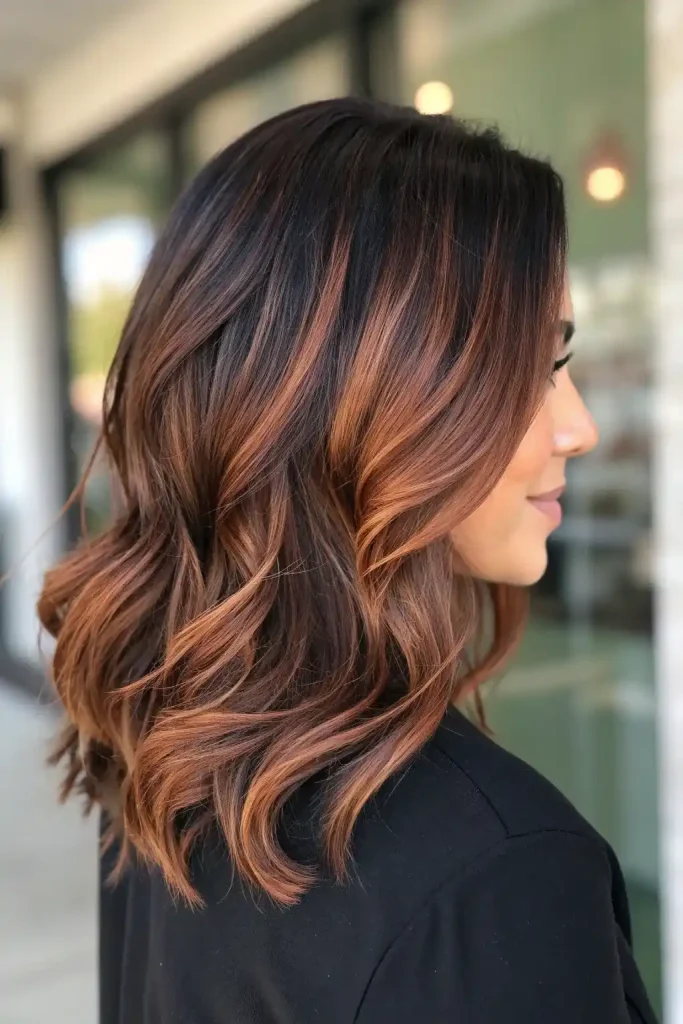 Light Brown Copper Hair Balayage (5)