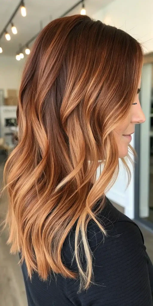 Light Brown Copper Hair Balayage (8)