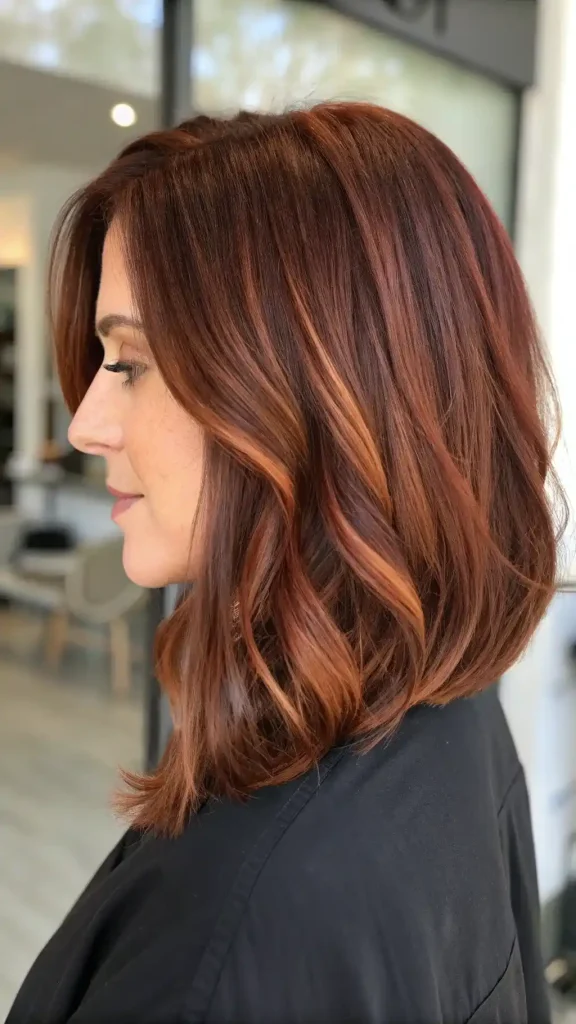 Reddish Brown Hair With Highlights Caramel Red (10)