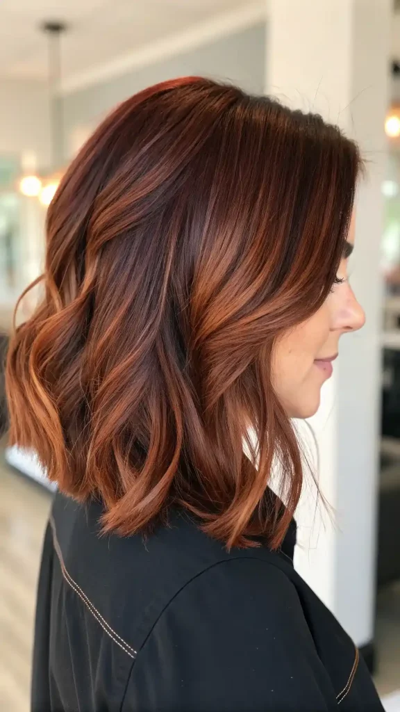 Reddish Brown Hair With Highlights Caramel Red (11)