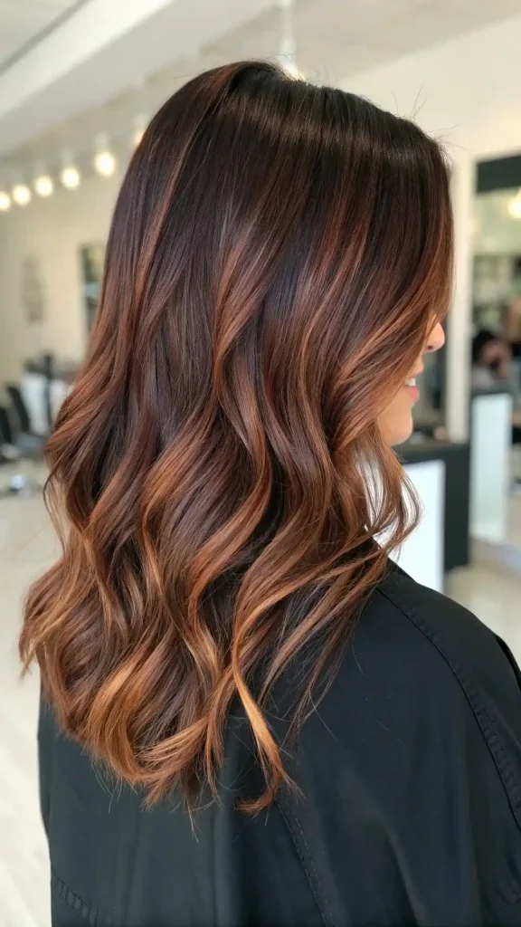 Reddish Brown Hair With Highlights Caramel Red (4)