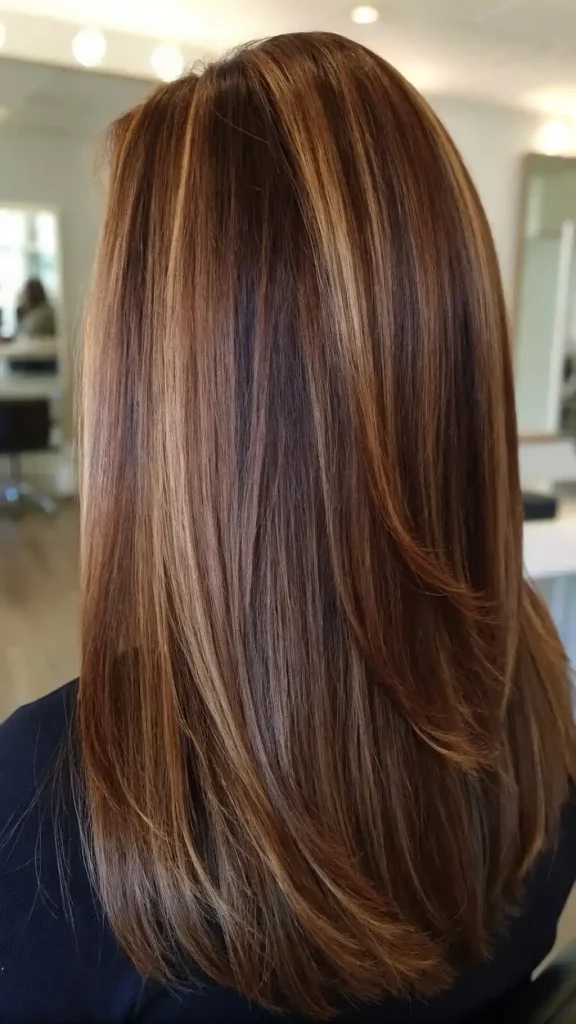 auburn hair with highlights (2)