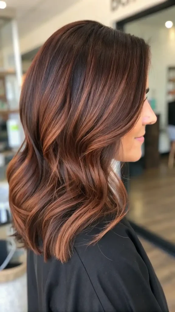 auburn hair with highlights (8)