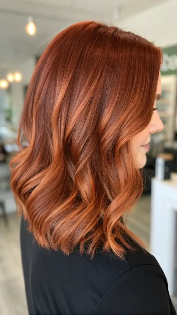 auburn hair with highlights (9)