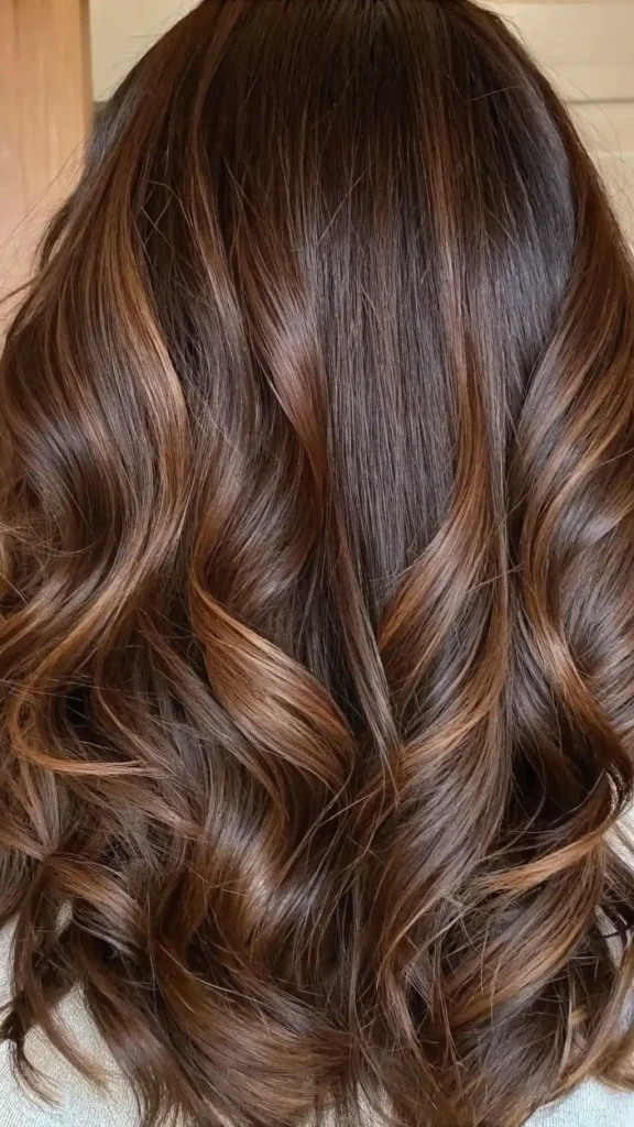 auburn highlights in brown hair (2)