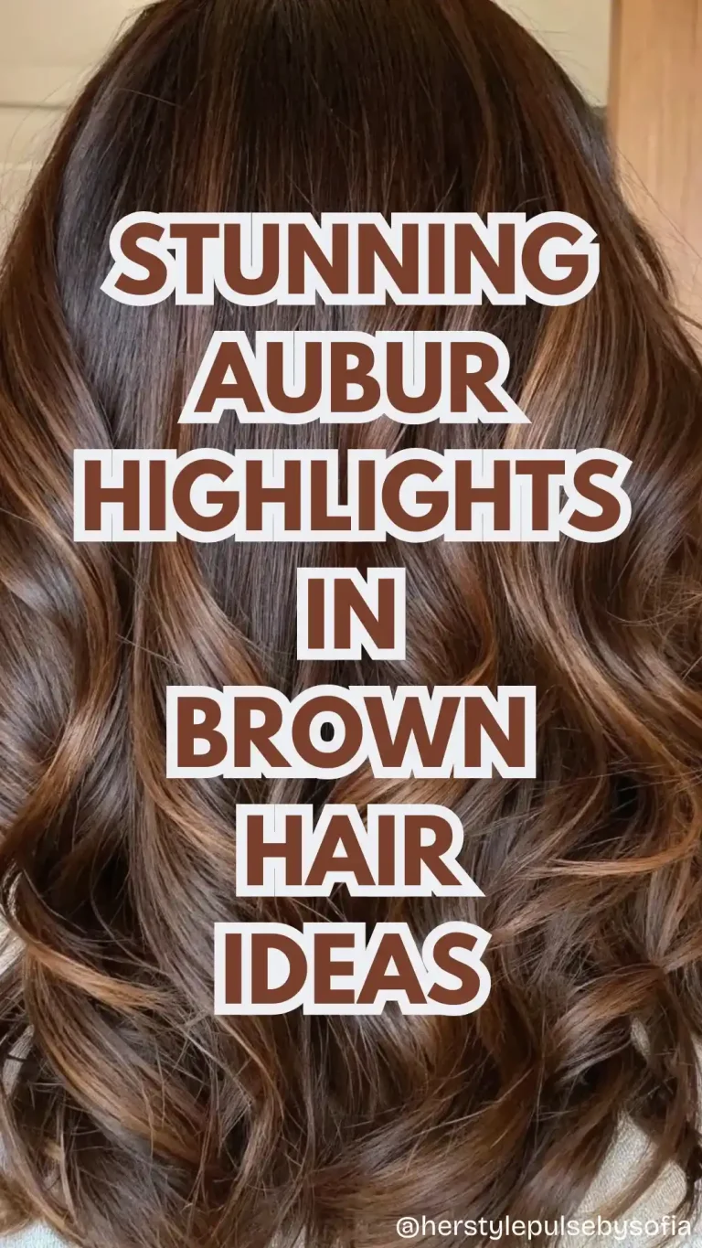 auburn highlights in brown hair ideas