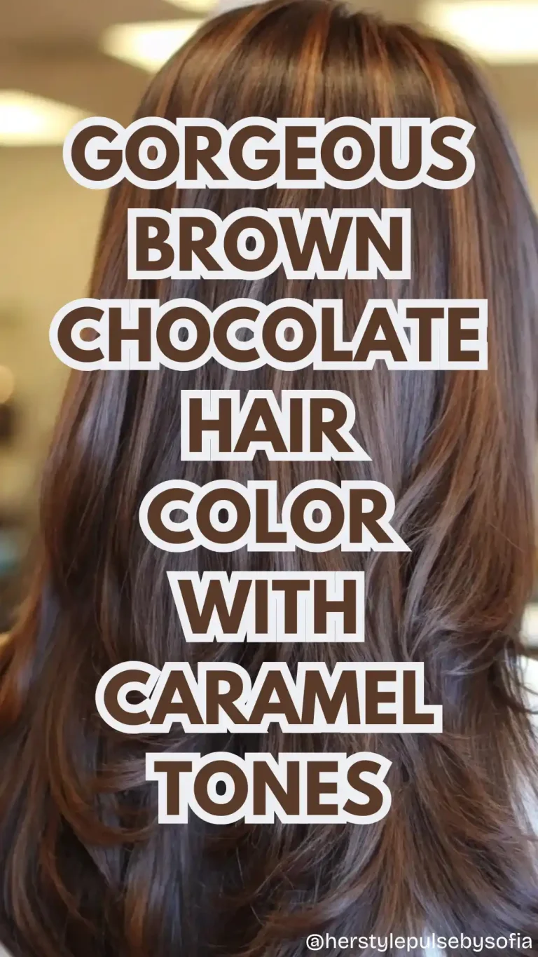 brown chocolate hair color with caramel tones
