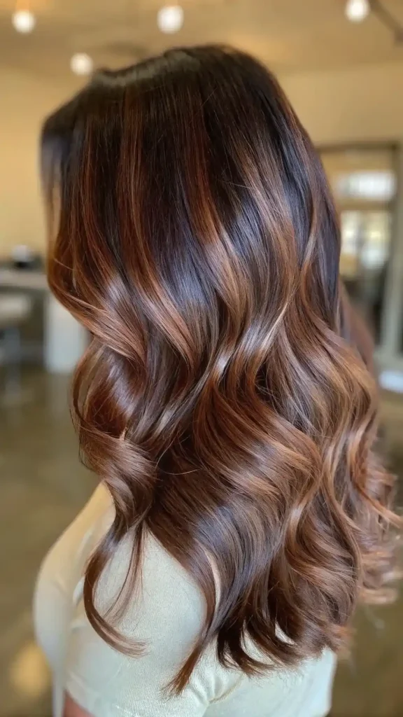 brunette ginger balayage (1)