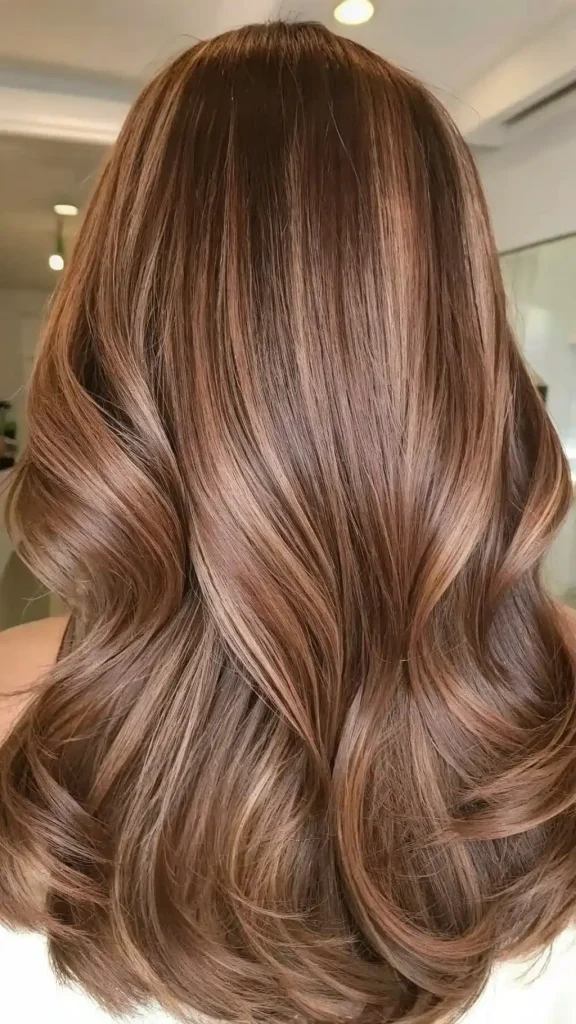 brunette ginger balayage (2)