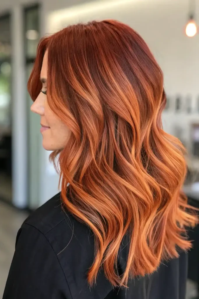 brunette ginger balayage (4)