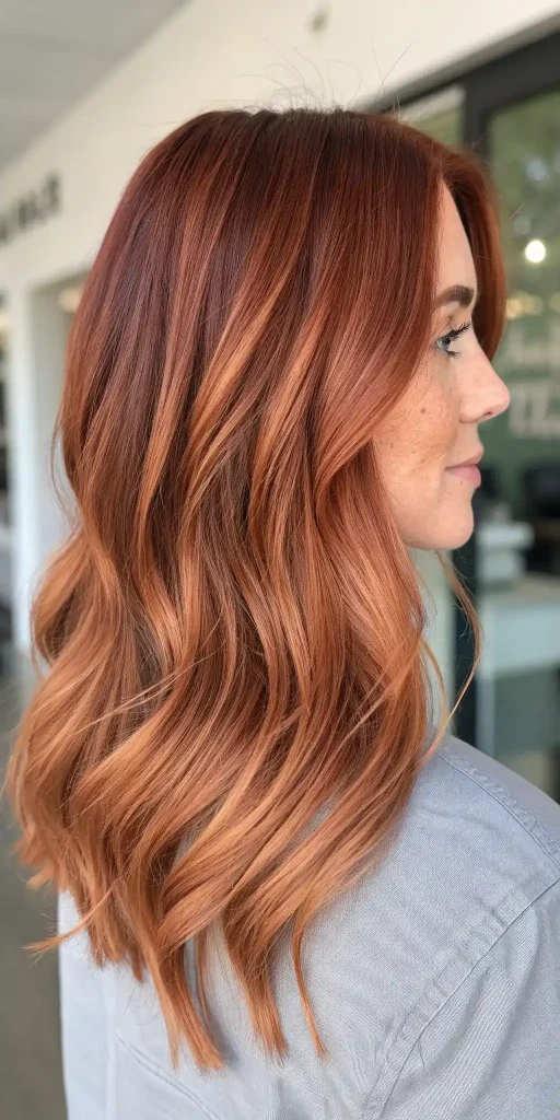 brunette ginger balayage (5)