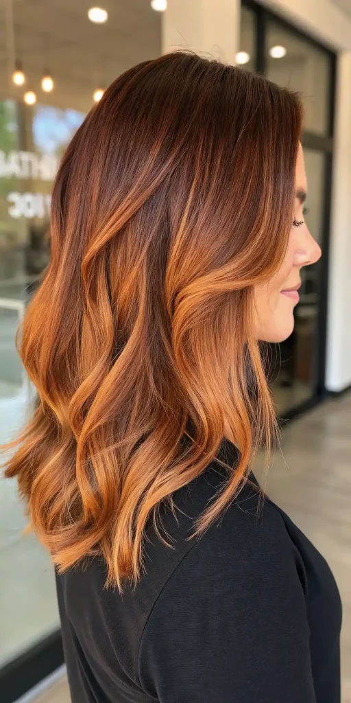 brunette ginger balayage (8)