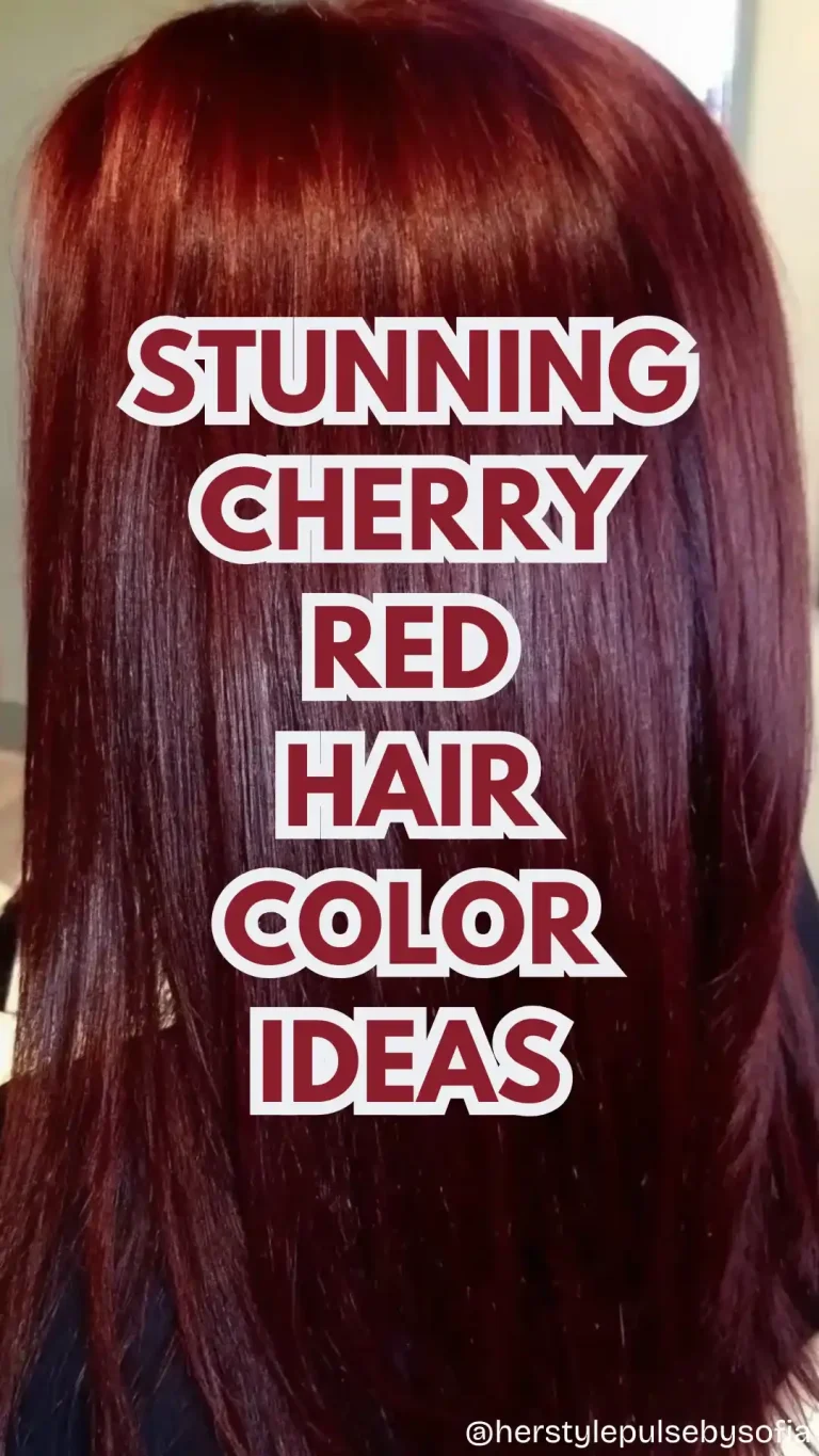 cherry red hair color ideas