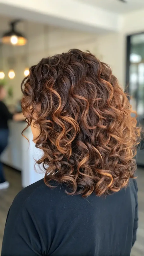 copper lowlights on brown hair (10)