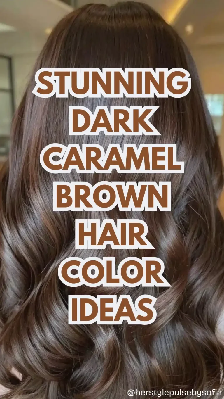 dark caramel brown hair color ideas