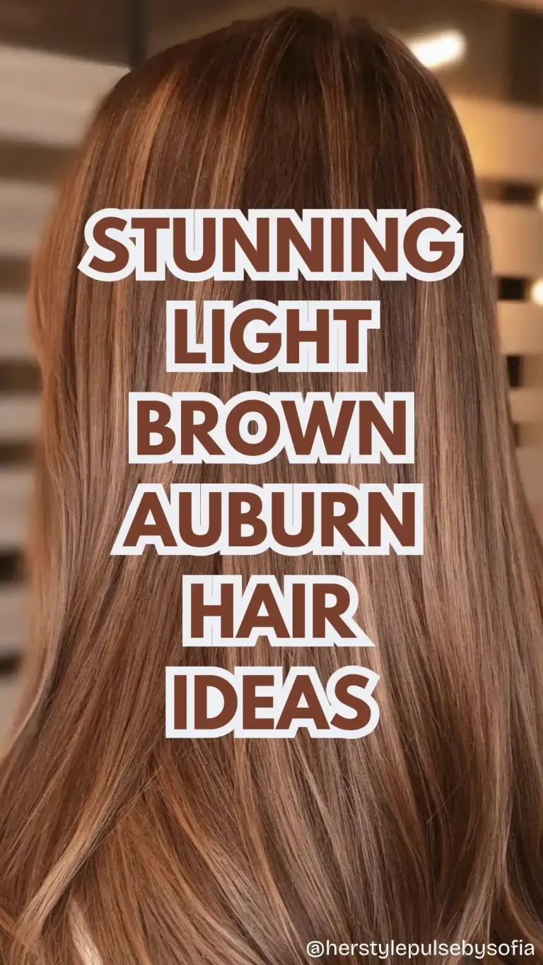 light brown auburn hair ideas