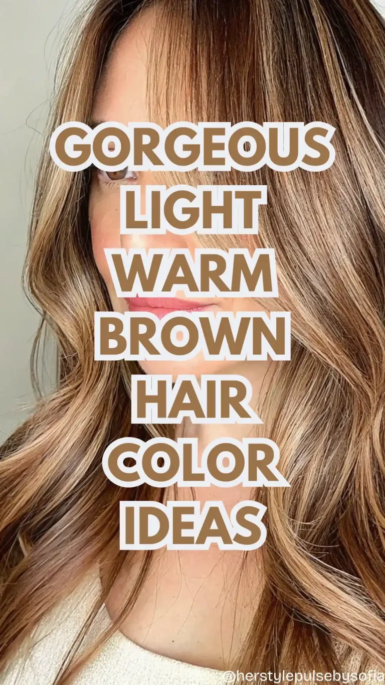 light warm brown hair color ideas