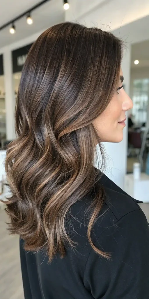 medium brown hair with silver highlights (7)