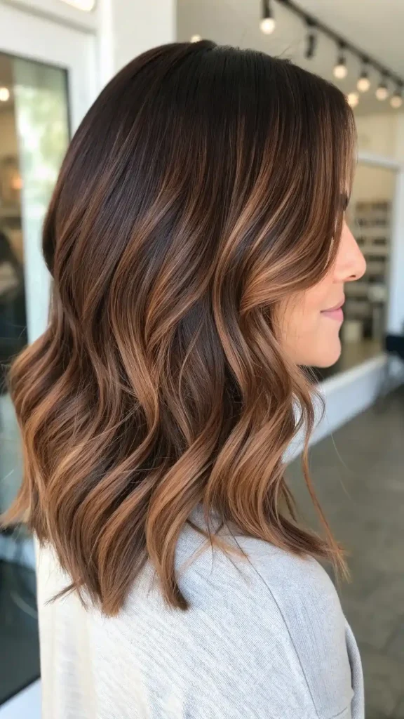 mocha brown hair balayage (7)
