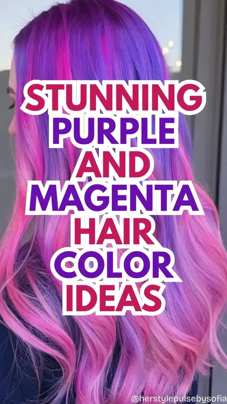 purple and magenta hair color ideas