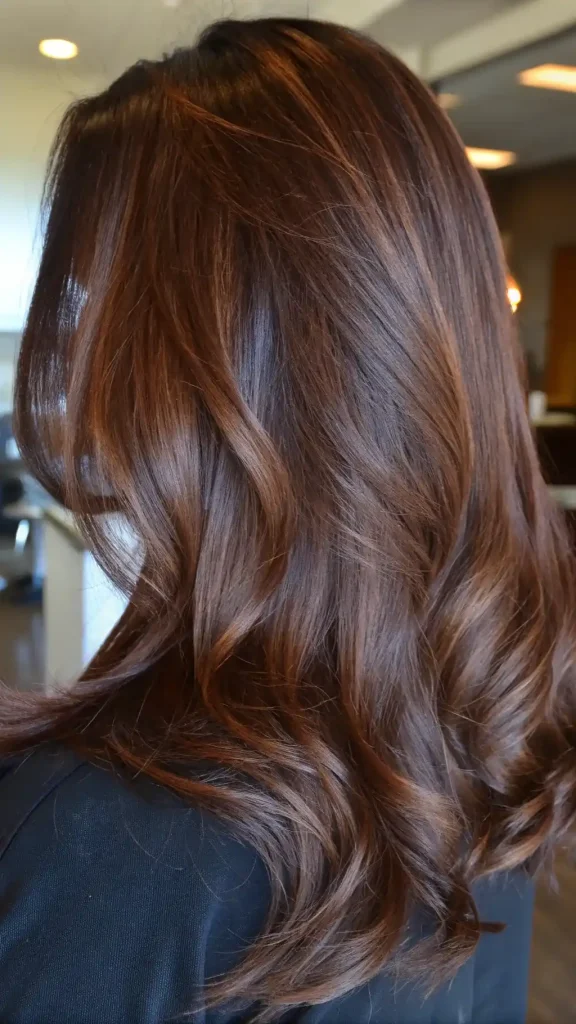 reddish brown hair balayage (1)