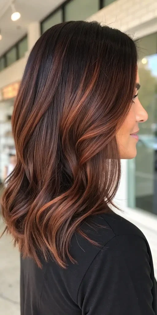 reddish brown hair balayage (5)